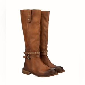 NWOT Vintage Foundry Co. Reign Tall Knee High Boots in Brown leather Size 7